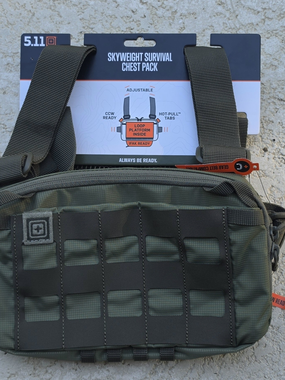 5.11 Tactical Skyweight Survival Chest Pack - Olive